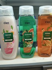 3 x Cien Moisture Shower Gel Body Wash Chamomile & Jojoba 500ml 7.19 per litre