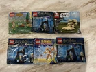 NIP Lot 6 Lego Sets- Sonic (30676),H. Potter (30677), Star Wars ( 30680) (30662)