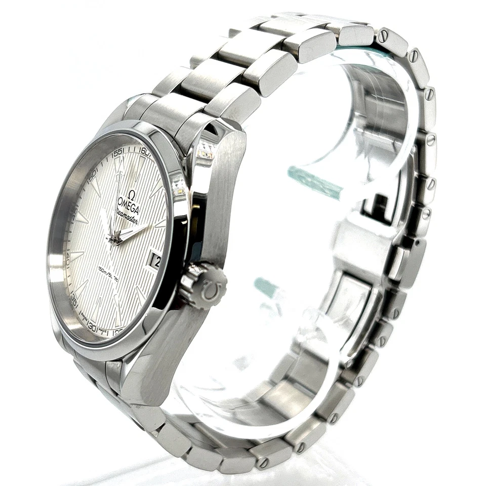 Omega Seamaster Aqua Terra 150 m Datum Edelstahl Edelstahlband Fullset 02/2018 - Image 3 of 4