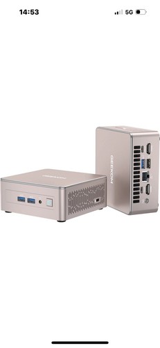 GEEKOM A5 Mini PC, AMD Ryzen 5 7430U, 16GB DDR4 RAM, 512GB SSD, Windows 11 Pro