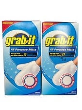 Grab It Dusting Mitt 21 Ct Dry All Purpose Disposable Glove Discontinued USA