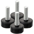 4 Pcs Adjustable Rubber Foot Pads Furniture Office Stabilizer Machine