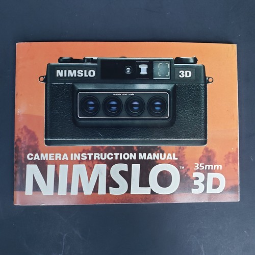Vintage NIMSLO 3D Quadra Lens 35mm Film Camera with Original Box & Manual Clean - Bild 4 von 8