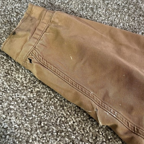 VTG John Deere Men’s 2XL Barn Chore Jacket Brown Corduroy Collar Full Zip Snap - Picture 11 of 19