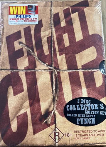 Fight Club Collectors Edition Set 2 Disc DVD Region 4 Brand New Sealed R18+ - Picture 1 of 2