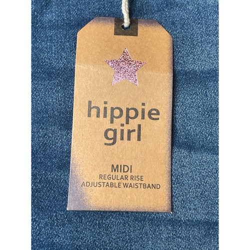 NWT Hippie Girl Regular Midi Rise Denim Shorts Super Stretch Size 14 Set Of 3 - Picture 4 of 6