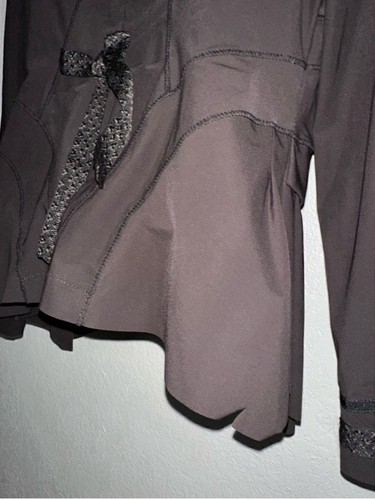 Deca DeVous a Nous Gothic Steampunk Vesta Banou Brown Jacket 2 NWOT Flaw Read - Picture 6 of 10