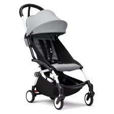 Stokke YOYO³ Stroller Lightweight & Compact Carry-On Compatible - White Stone -
