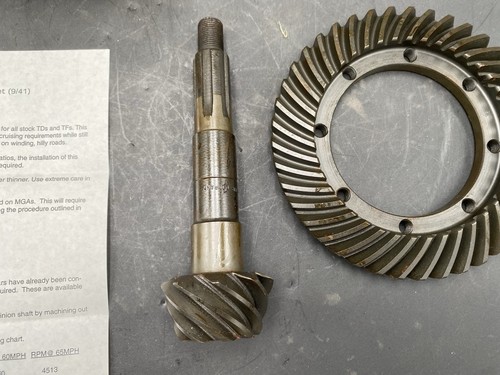 MG TD, TF, MGA 9/41 4.55:1 Ratio Ring And Pinion Set New - Bild 3 von 10