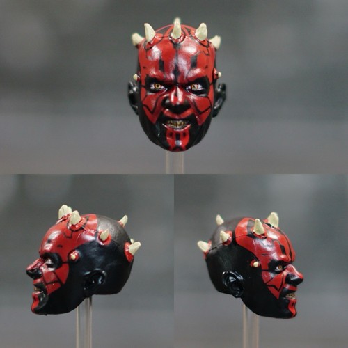 Star Wars The Black Series 6” Scale Darth Maul Head - Picture 1 of 6
