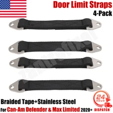 4X Upgraded Door Limit Straps For Can-Am Defender & Max Limited 2020+ Extra-Long