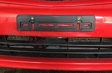 Front License Plate Tag Holder Mounting Mount Adapter Bumper Kit Bracket for ...