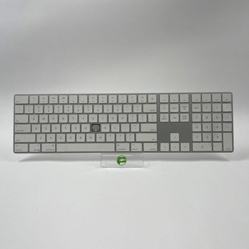 Broken Apple Magic Keyboard With Numeric Keyboard MQ052LL/A Missing Key - Picture 1 of 10