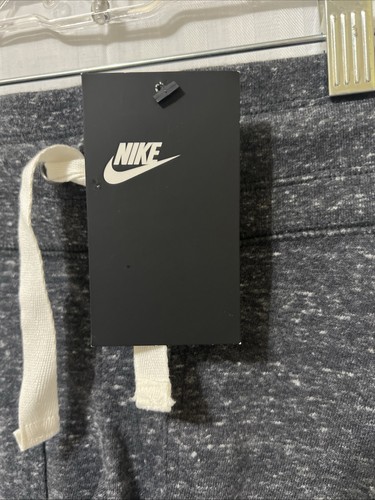 NWT Nike Sportswear Club Fleece Joggers Girls XS Gray Sweatpants Logo - Picture 4 of 11