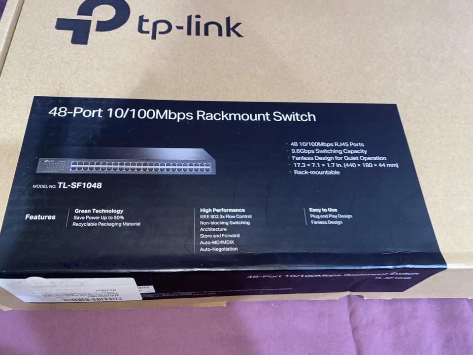 TP-Link TL-SF1048 48-Port 10/100Mbps Rackmount Switch (UN) (ToteA1) - Image 4 of 4