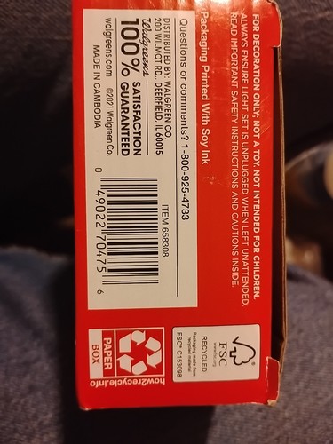 70 Count Blue String Christmas Lights - Picture 6 of 6