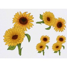 4 x 'Sunflowers' Temporary Tattoos / Transfers TO00013924 
