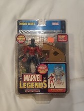Marvel Legends Captain Marvel Figure W Comic. Modok Series BAF. Toy Biz 2006