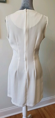 Vtg Fredericks of Hollywood Sleeveless Dress Size Small Tulip Graphic Knee Lengt - Picture 2 of 10