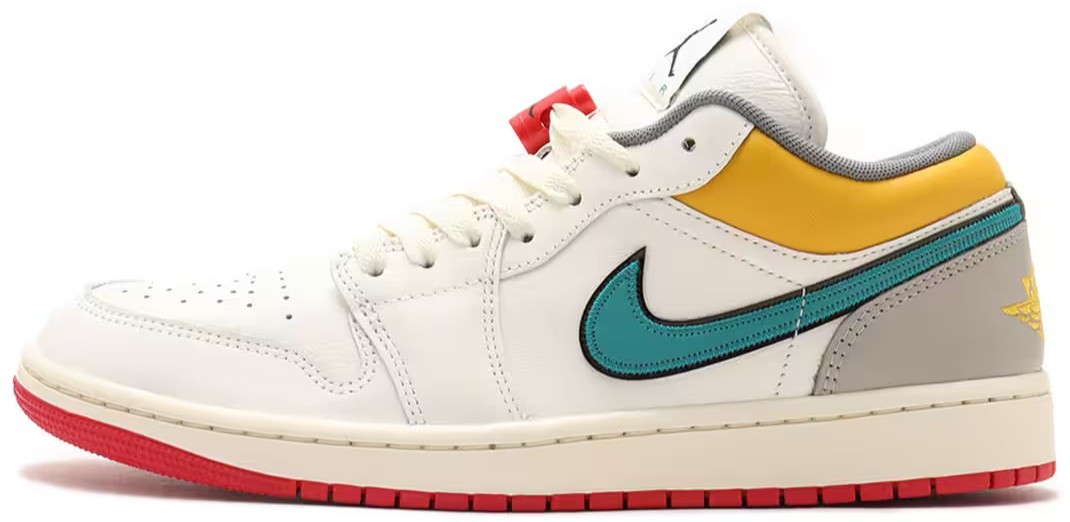 Size 12.5 - Air Jordan 1 Premium Low Sail Yellow Ochre for