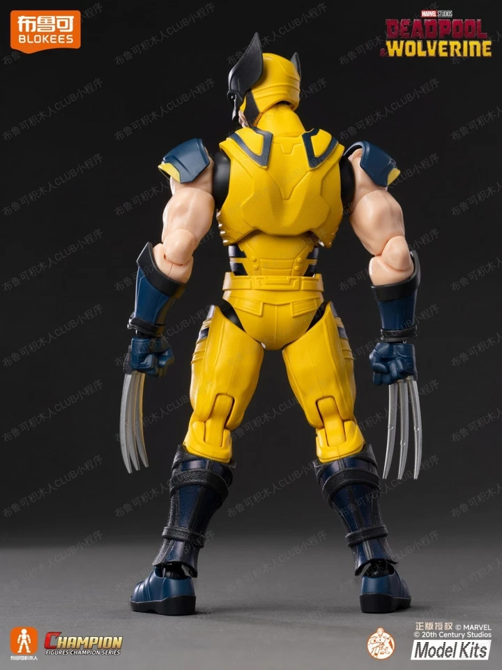 BLOKEES Marvel Champion Class Wolverine 15cm Action Figure Model Kits - Image 3 of 4