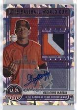 2023 USA Baseball Stars & Stripes Signatures Prime /23 Gedionne Marlin Auto