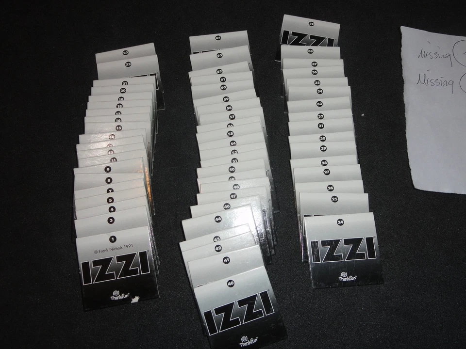 2003 ThinkFun - IZZI The Game w/ Almost A Zillion Solutions, Near Complete - Image 3 of 4