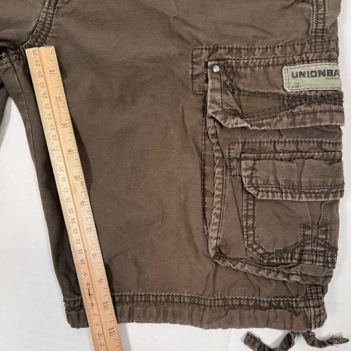 Union Bay Shorts Mens 32 Green Flat Front Cargo Pocket Cotton - Picture 4 of 12