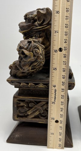 Paar 2000 Bombay Foo Hund/chinesische Wächterlöwen 8 cm groß gebraucht - Bild 8 von 13