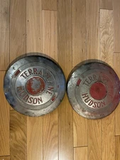 Vintage Pr Hudson Terraplane Hubcaps Collectible Auto Parts USA
