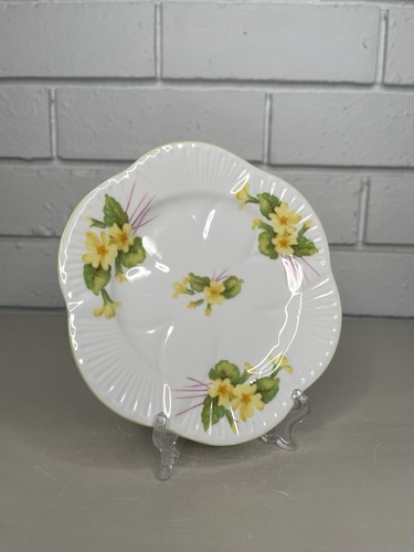 VTG Shelley Primrose Dainty Teacup Saucer Plate Trio Floral Fine Bone China - Picture 3 of 20