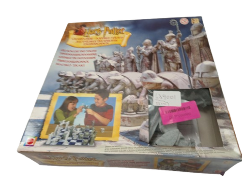 Harry Potter Wizard Chess Set 2002 Mattel with Board & Pieces Tabletop Games