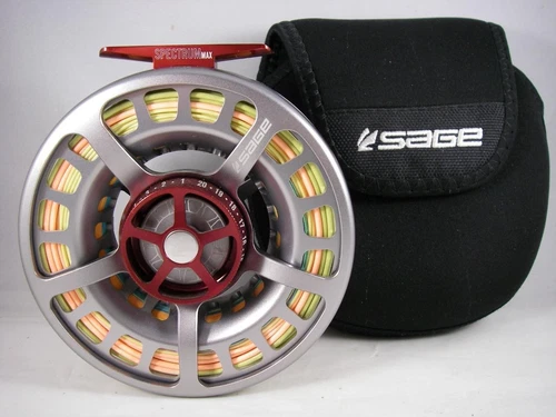 SAGE SPECTRUM MAX 11/12 Large Arbor FLY REEL: W/RIO WF12F TARPON Elite FLY LINE