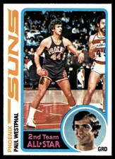 1978-79 Topps Basketball Paul Westphal Phoenix Suns #120 Card NM
