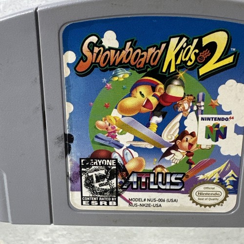 Snowboard Kids 2 N64 Authentic Nintendo 64 1999 Tested & Working Cartridge Only - Picture 2 of 7