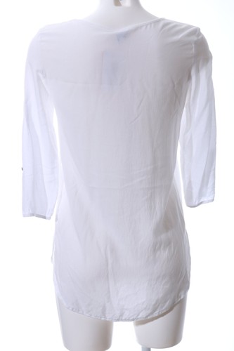 VERO MODA Blusa caída Mujeres Blusa Talla EU 34 blanco look casual - Imagen 2 de 5