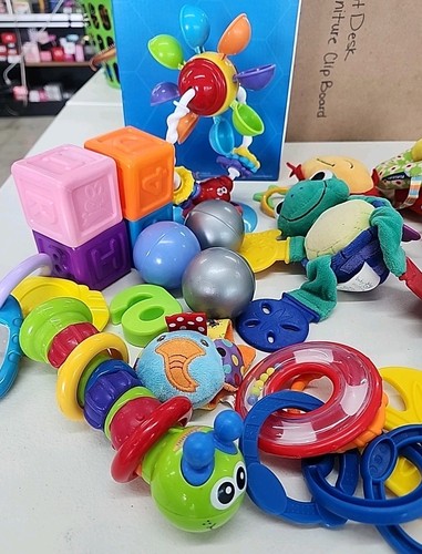 Baby Toy Lot- Unisex, Educational, Colorful 17 Toy Lot