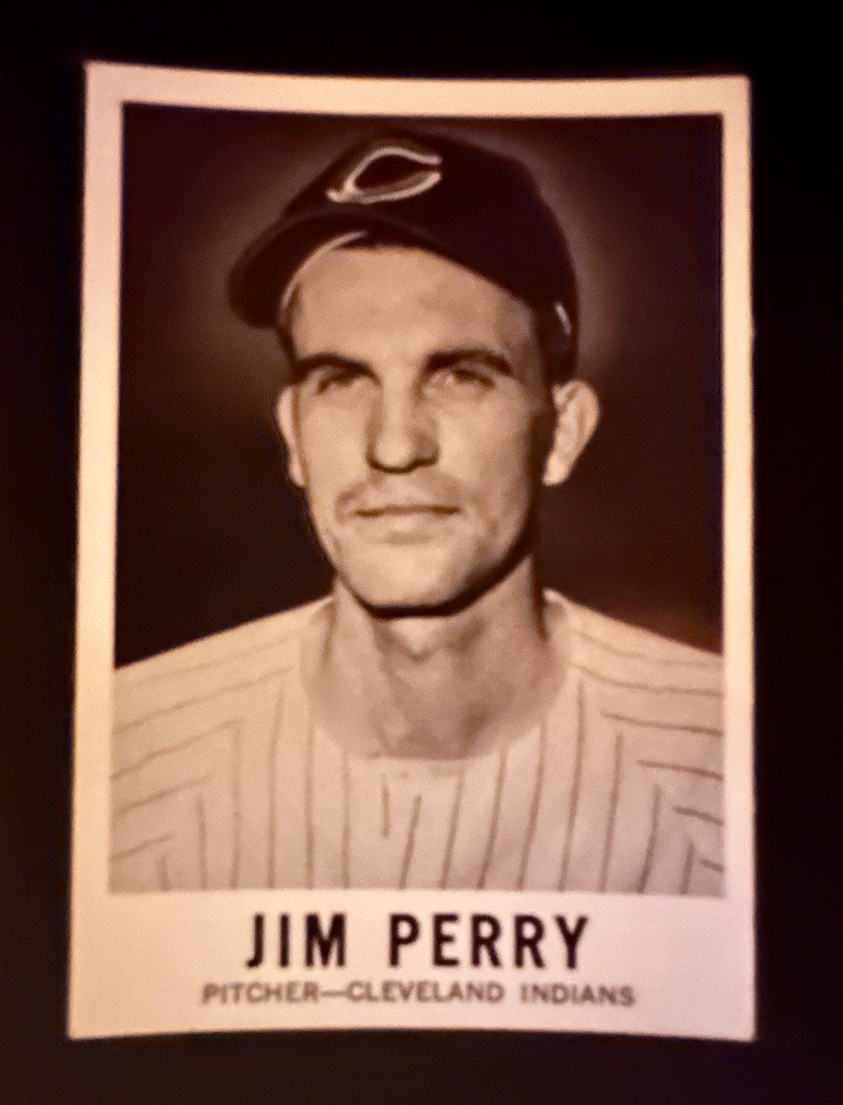1960 Leaf - Jim Perry #49 Cleveland Indians ungraded excellent EX #49