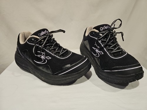 Gravity Defyer GDEFY Women's Mighty Walk Athletic Shoes Size 9.5 Black/Purple
