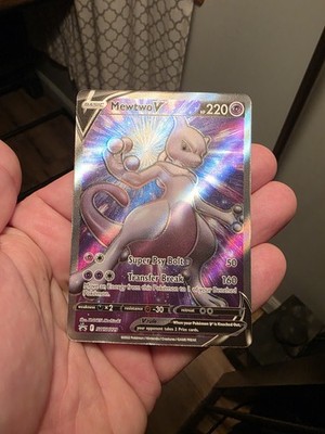 Pokémon TCG Mewtwo V SWSH229 Sword & Shield Promo Full Art Holo 220HP