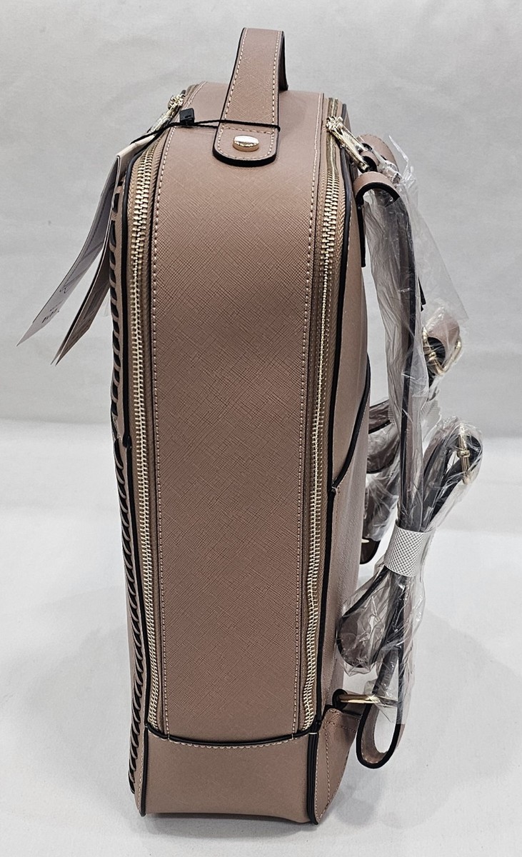 NWOT CALPAK Kaya 15” Laptop Backpack Mocha New Calpak Kaya 15 inch Laptop Mauve Faux Leather Backpack  main image 3