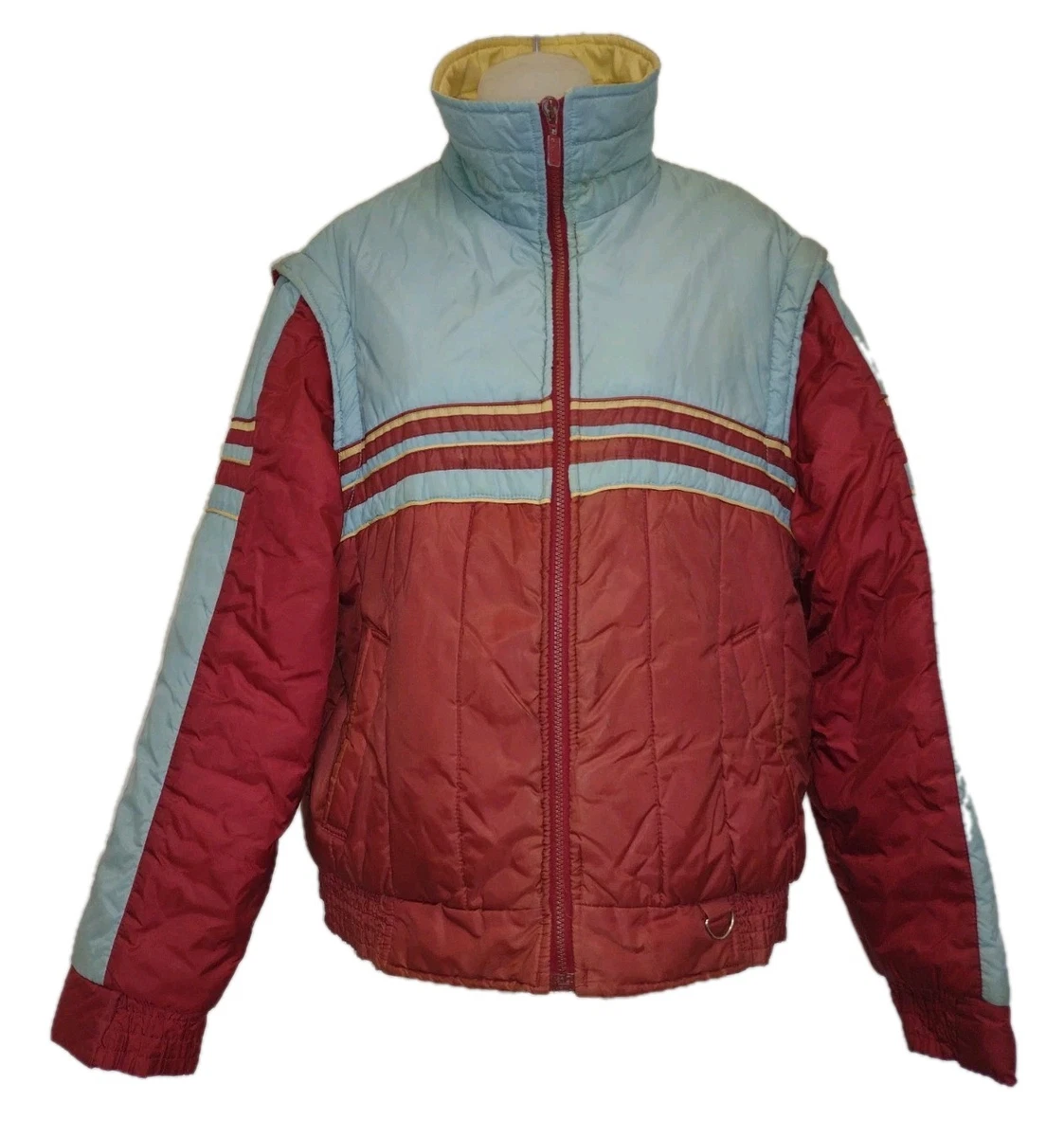 Preços baixos em Nylon Multicor década de 1980 Vintage Casacos e