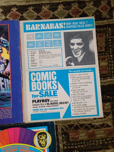 Lote 5 Revistas De Colección Monstruos Famosos de Filmland Warren Años 60-70 ¡Gráficos Épicos! - Imagen 10 de 24