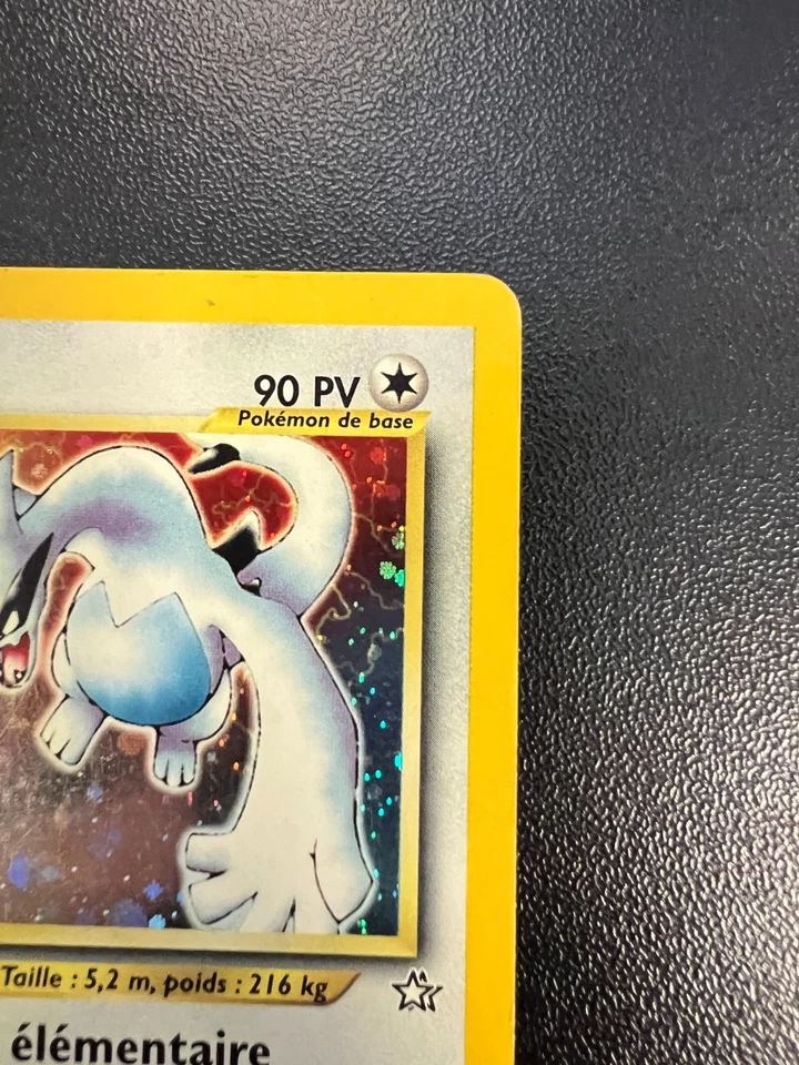 Pokemon FRENCH Lugia 9/111 Neo Genesis Holofoil Heavily Played - Image 3 of 4