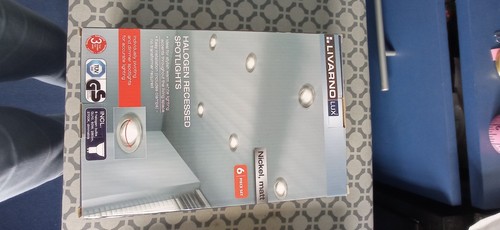 Halogen Recessed Spotlights - 6 In A Box. 5 Boxes. Never Used