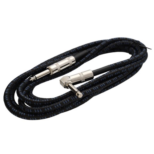 Cable de instrumento trenzado blindado blindado ángulo recto de bajo ruido de 6,35 mm plomo 3 m - Imagen 13 de 19