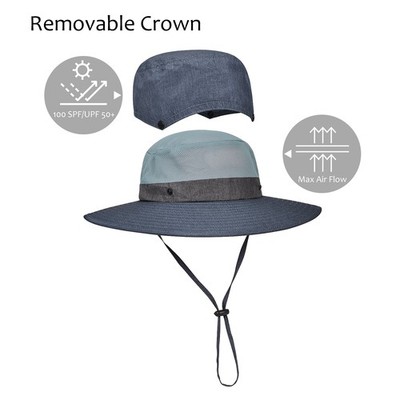 Answer4 / Summer Hat Ｍ Men Women Wide Brim Sun Hat Breathable Bucket Cap Summer