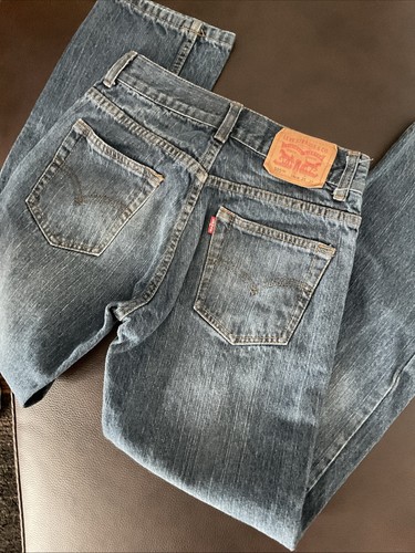 Boys Levi’s 505 Size 14 Slim 25 Waist 27 Length - Picture 2 of 3