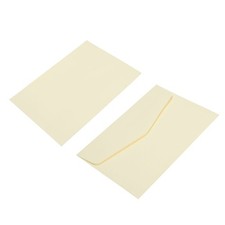 50 Pack Card Envelopes, Business Greeting Note Great for Invitations(Beige)