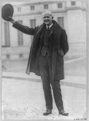 Atlanta Ga Eugene V Debs c1921 Federal Penitentiary Portrait Hat Raised